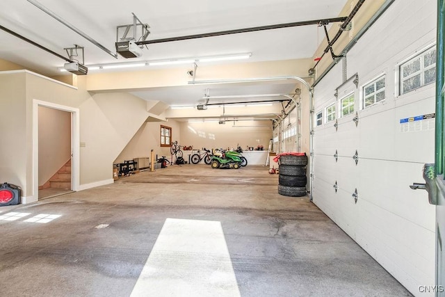 3830 Rippleton Rd, Cazenovia, NY 13035 - garage with a garage door opener