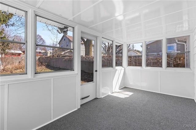 407 Montrose Ave, Geddes, NY 13219 - unfurnished sunroom with carpet flooring