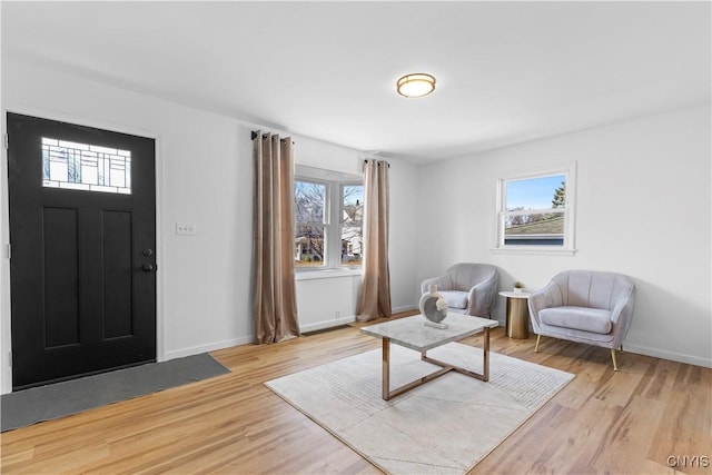 407 Montrose Ave, Geddes, NY 13219 - foyer featuring baseboards and light wood-type flooring