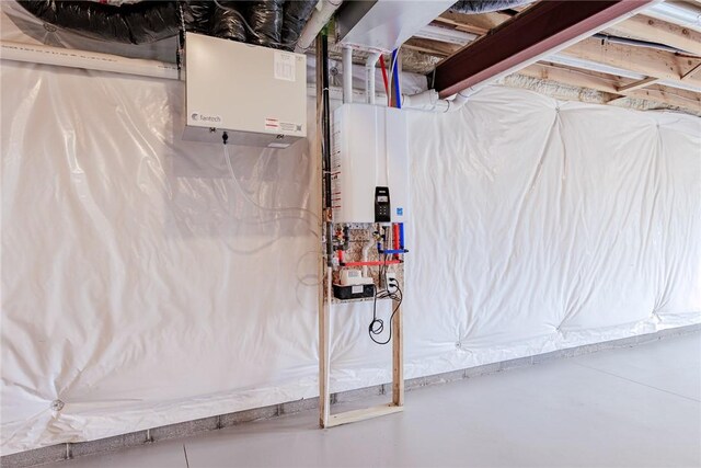 view of utility room