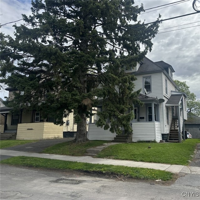 113-119 S Collingwood Ave, Syracuse, NY 13206 - view of front of property featuring a front yard