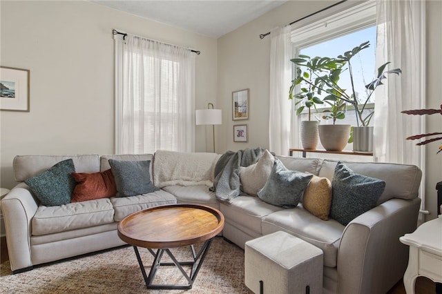 view of living area