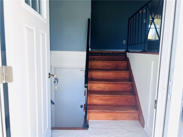71 Redwing Ln, Horseheads, NY 14845 - stairway with wood finished floors
