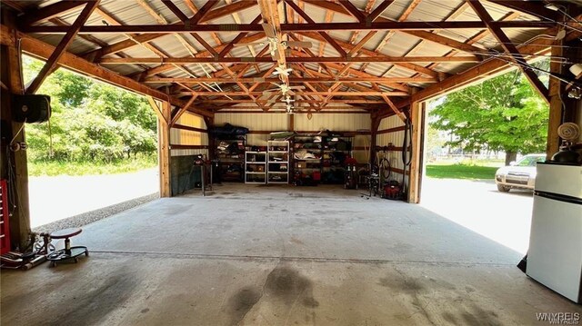 3319 Riverside Dr, Scio, NY 14895 - exterior space featuring freestanding refrigerator