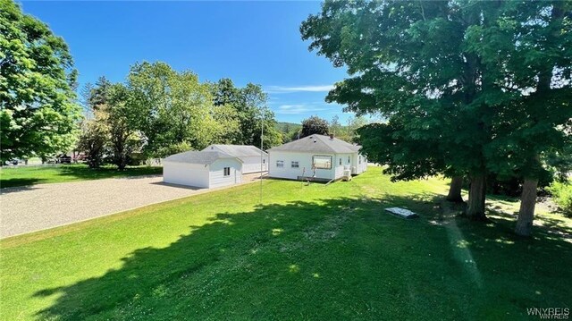 3319 Riverside Dr, Scio, NY 14895 - view of yard with an outbuilding
