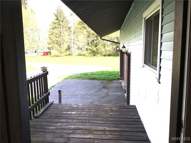 view of deck
