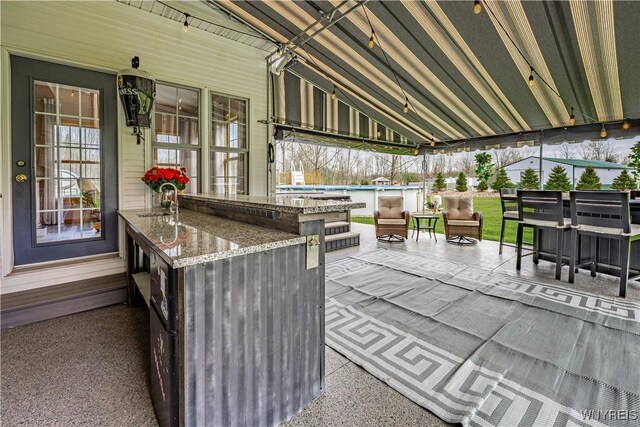 2575 Fuller Rd, Newfane, NY 14028 - view of patio with a sink