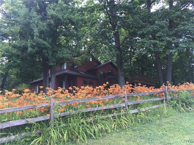 2321 Olanco Rd, Spafford, NY 13110 - view of side of property with fence