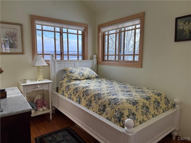 2321 Olanco Rd, Spafford, NY 13110 - bedroom featuring multiple windows and hardwood / wood-style floors