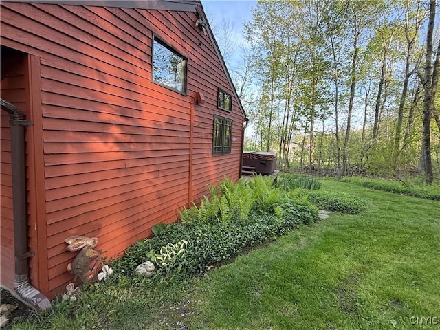 2321 Olanco Rd, Spafford, NY 13110 - view of side of home with a lawn
