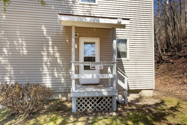 view of entrance to property