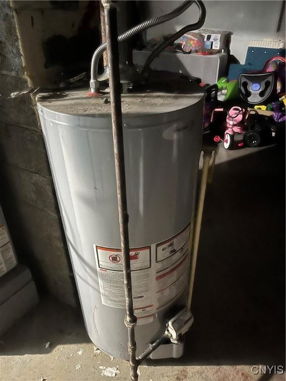 utilities featuring water heater