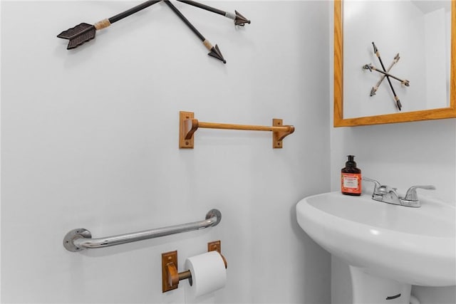 bathroom with a sink