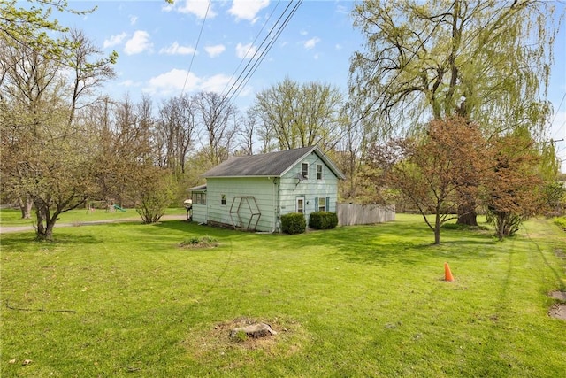 view of yard
