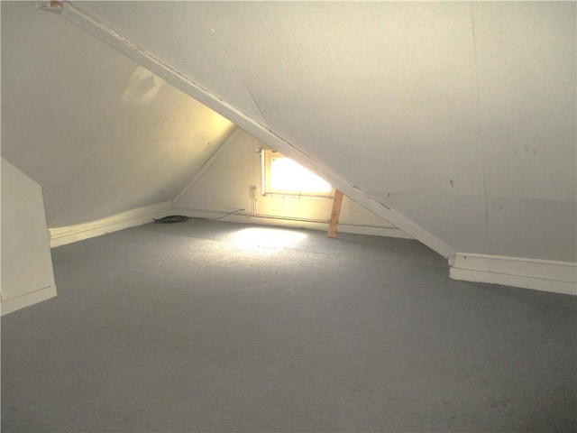 57-59 Maple St, Oneonta-City, NY 13820 - additional living space featuring vaulted ceiling