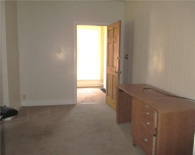 57-59 Maple St, Oneonta-City, NY 13820 - hall featuring light colored carpet and baseboards