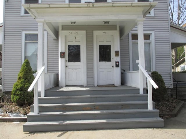 57-59 Maple St, Oneonta-City, NY 13820 - view of entrance to property