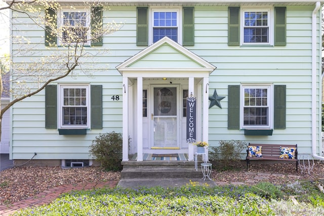 view of front of house