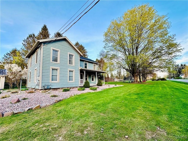 1058 State Route 48, Granby, NY 13069 - back of property featuring a yard