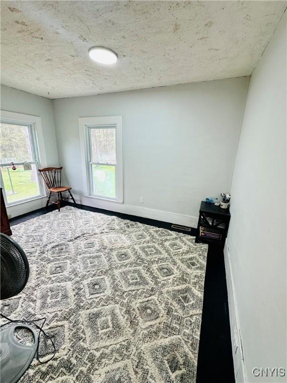1058 State Route 48, Granby, NY 13069 - living area featuring baseboards and a textured ceiling