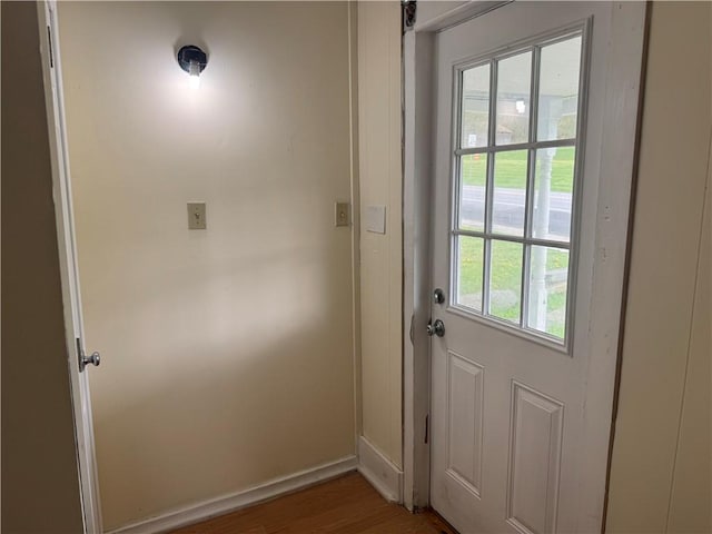 2129 State Highway 206, Masonville, NY 13849 - entryway with baseboards and wood finished floors