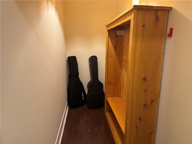2129 State Highway 206, Masonville, NY 13849 - mudroom featuring baseboards and dark wood-style floors