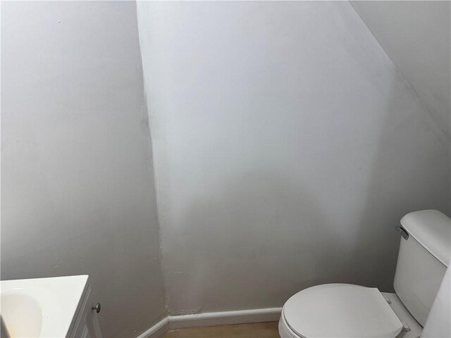 2129 State Highway 206, Masonville, NY 13849 - half bath featuring vanity, baseboards, and toilet
