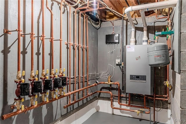 utilities featuring water heater