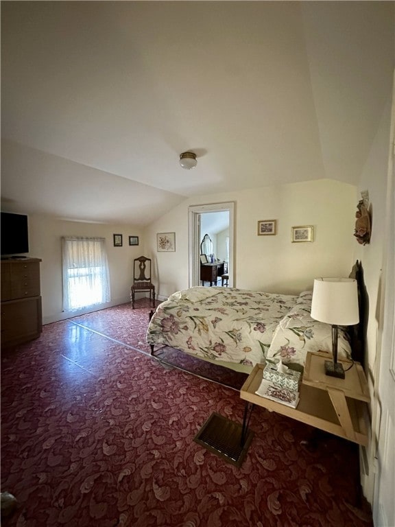 16 School St, Moravia, NY 13118 - bedroom featuring vaulted ceiling