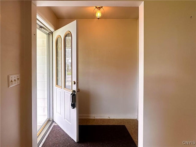 view of foyer