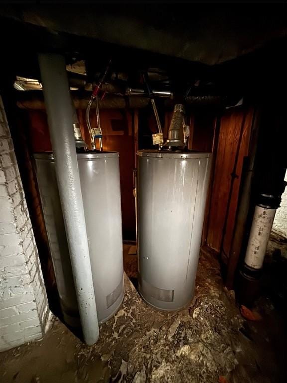 utilities featuring gas water heater