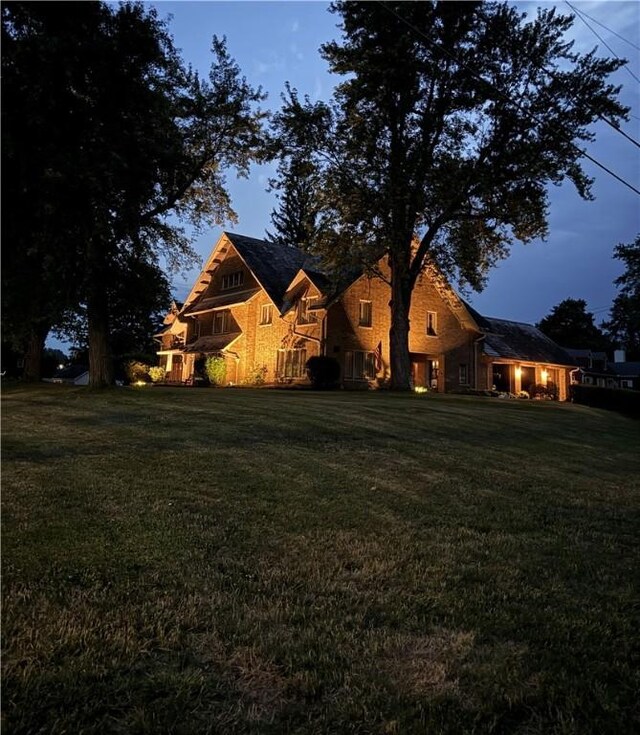 43 S Main St, Elba, NY 14058 - back of property with a yard