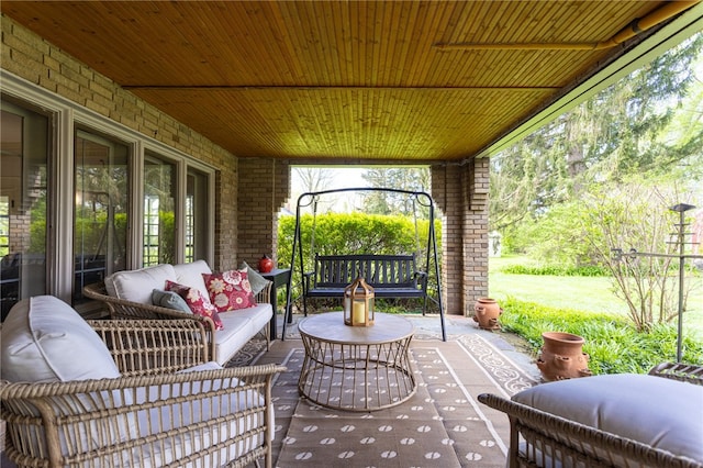 43 S Main St, Elba, NY 14058 - view of patio with outdoor lounge area
