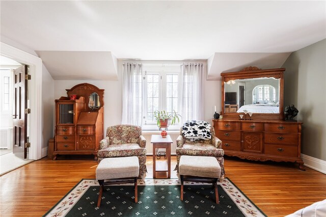 43 S Main St, Elba, NY 14058 - sitting room with wood finished floors, healthy amount of natural light, and baseboards