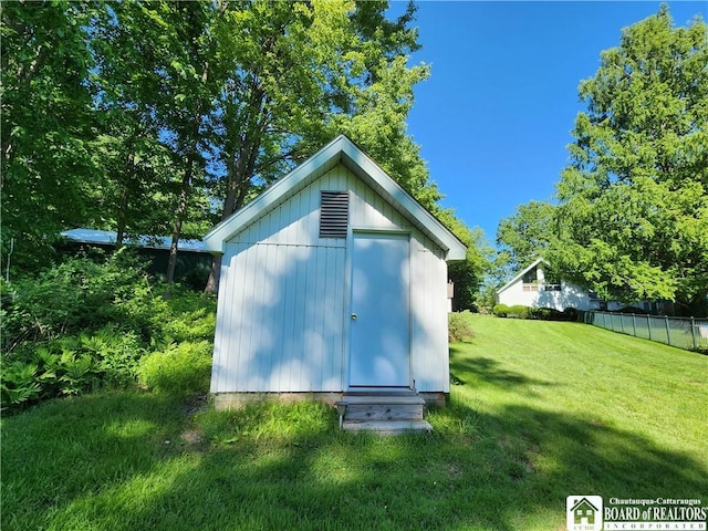 3539 Morley Rd, North Harmony, NY 14710 - view of shed with fence