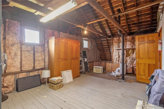 attic with plenty of natural light