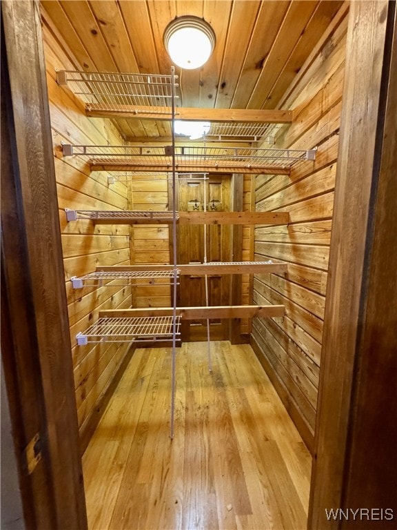 view of storage area