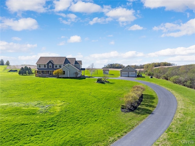 3641 Snowden Hill Rd, New Hartford, NY 13413 - exterior space featuring a yard and driveway