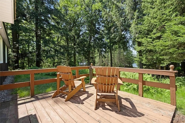 view of deck