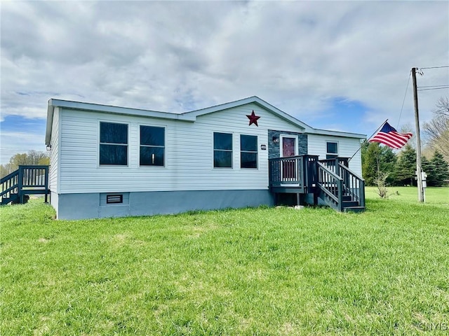 4850 Palmer Rd, Lee, NY 13471 - manufactured / mobile home with a front lawn