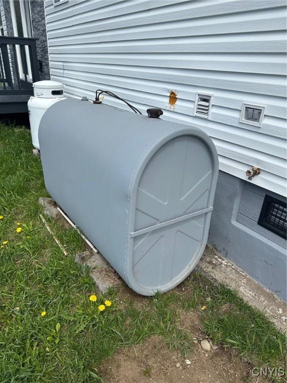 4850 Palmer Rd, Lee, NY 13471 - details with visible vents and heating fuel