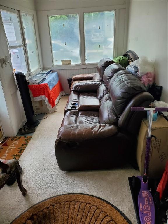 28 Upton Pl, Rochester, NY 14612 - living area featuring carpet