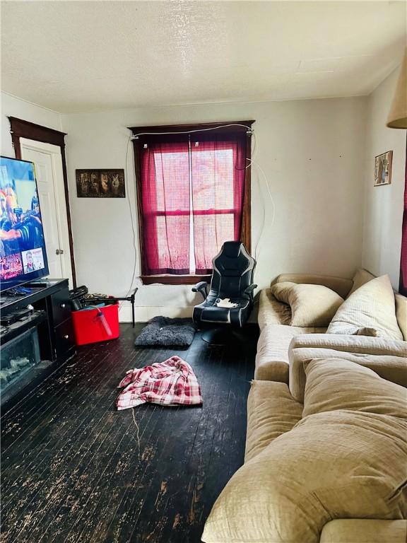 living room featuring wood finished floors