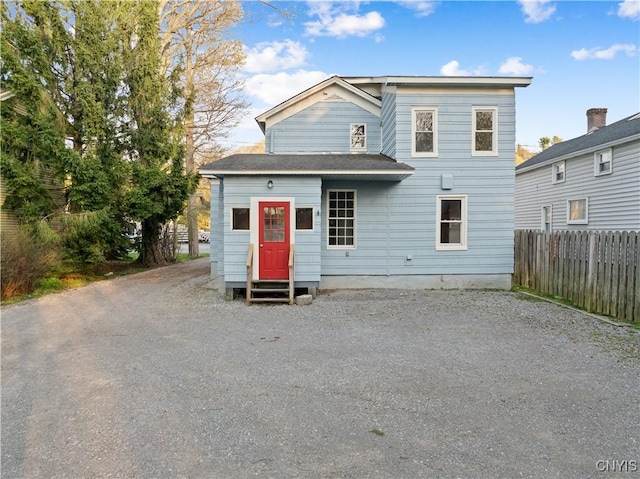 14 Meadow St, Kirkland, NY 13323 - view of front facade with fence and driveway