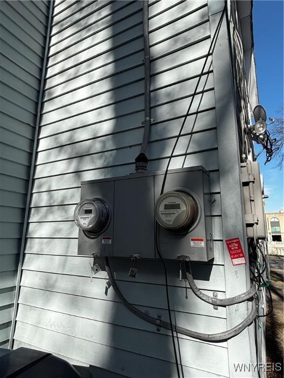 66 W Parade Ave, Buffalo, NY 14208 - exterior details with electric meter