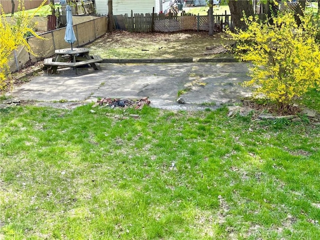 22 W Hazel St, Corning-City, NY 14830 - view of yard with fence and a patio area