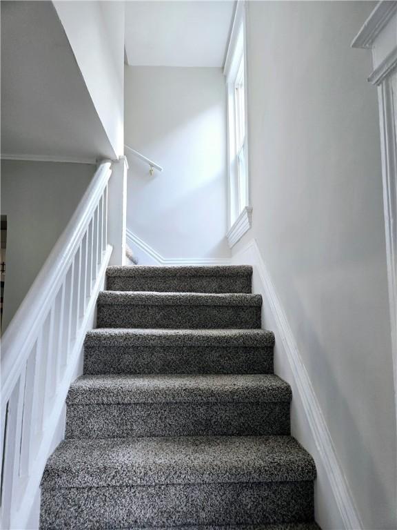 view of stairs