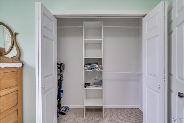 view of closet