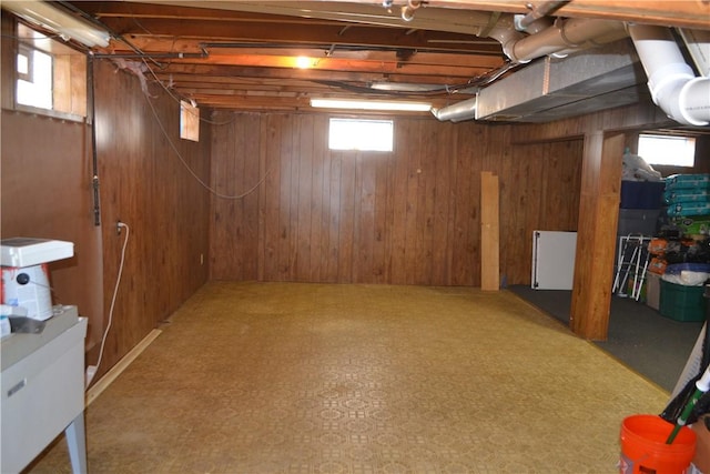 86 Everwild Ln, Greece, NY 14616 - basement with wooden walls