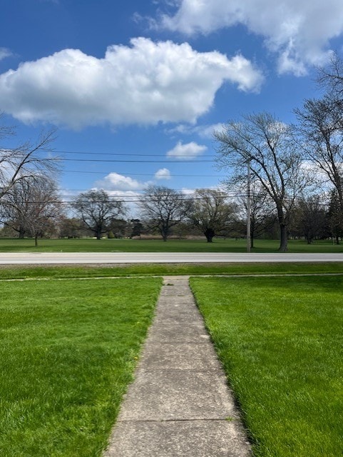 view of street featuring sidewalks